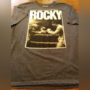 Rocky VS Apollo Creed Heather Gray 2XL T-Shirt